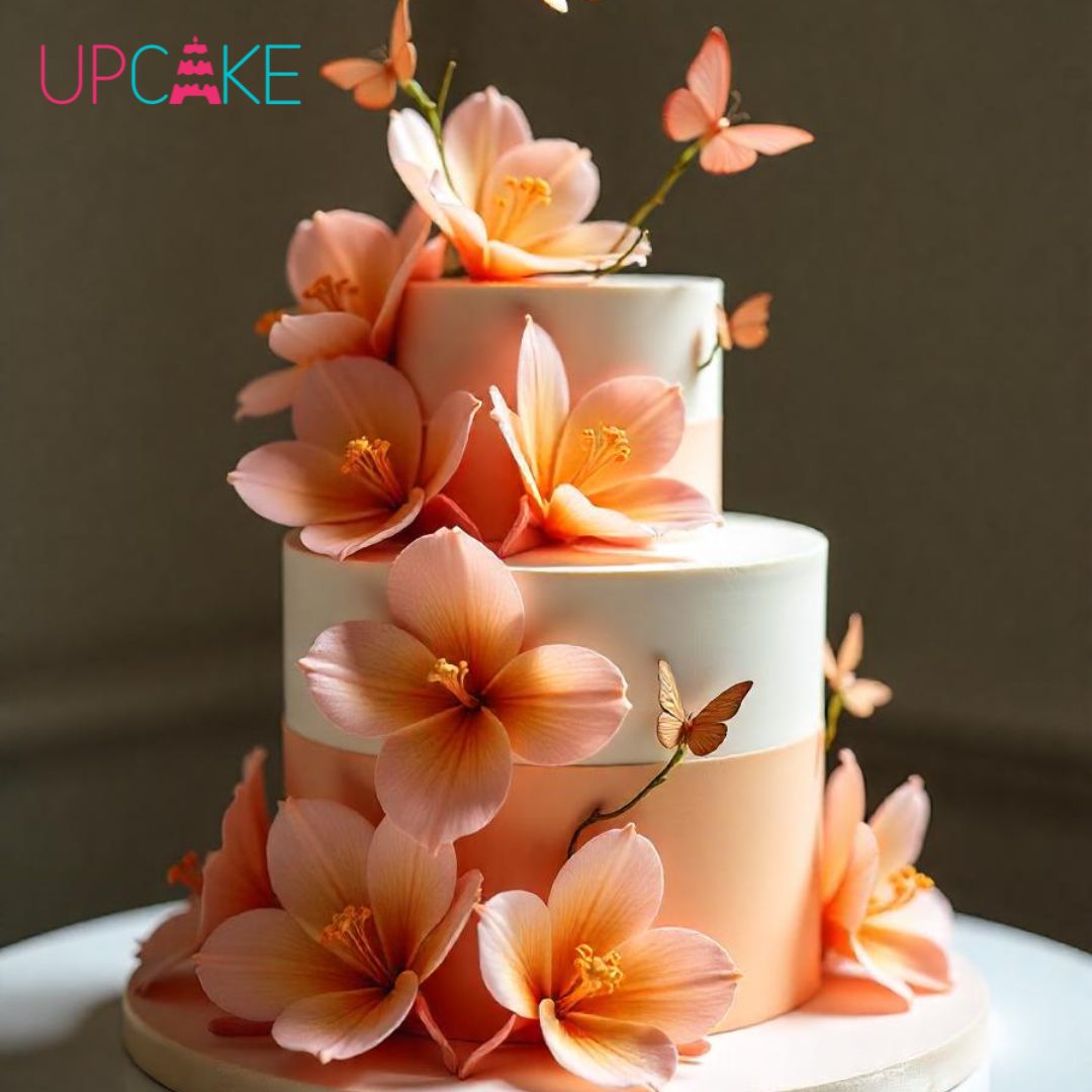 Floral Fondant Cake