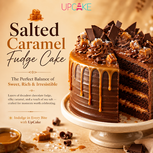 caramel, fudge, cake, sweet, UpCake