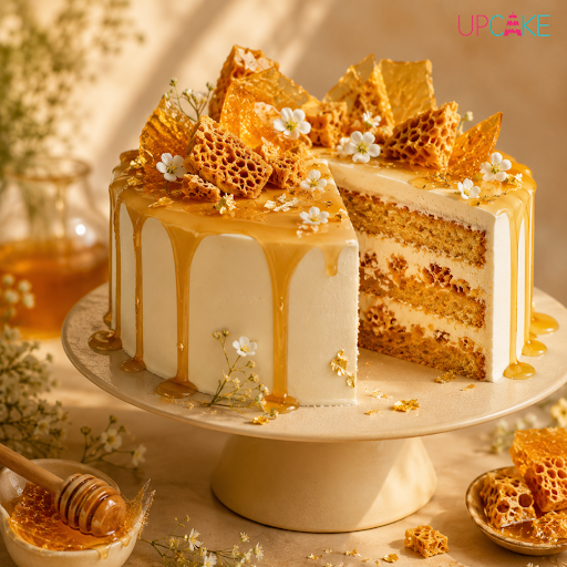 honey, comb, velvet, sweet, UpCake